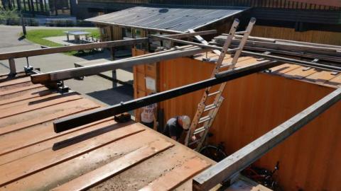 Radwerk - Dacharbeiten
