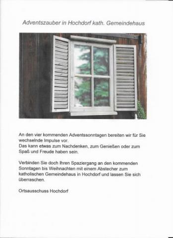 Plakat zum Angebot