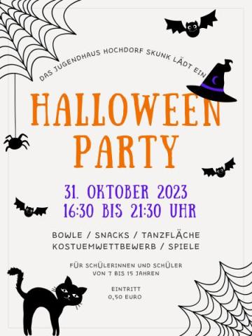 Halloween-Party Plakat