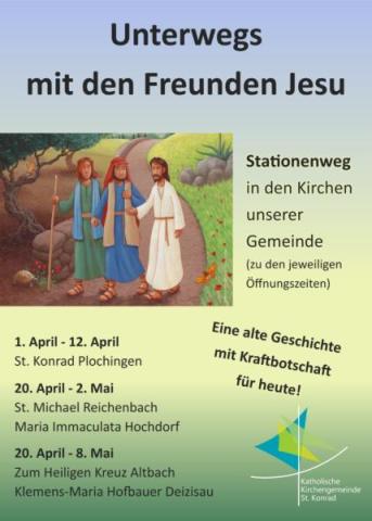Einladung zum Stationenweg in der Osterzeit